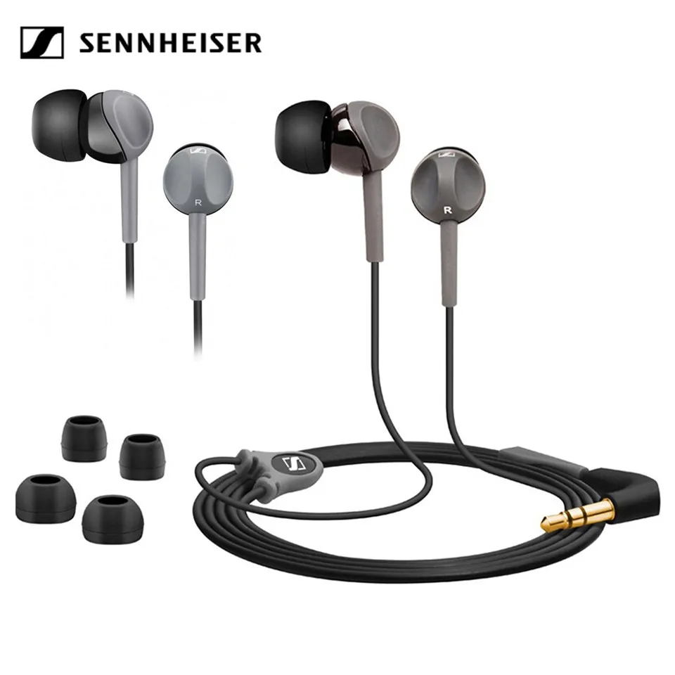 

Sennheiser CX180 CX-180 Street II Earphones 3.5mm Wired Headset Sport Running HIFI Earbuds for Android phones For iPhone iPod