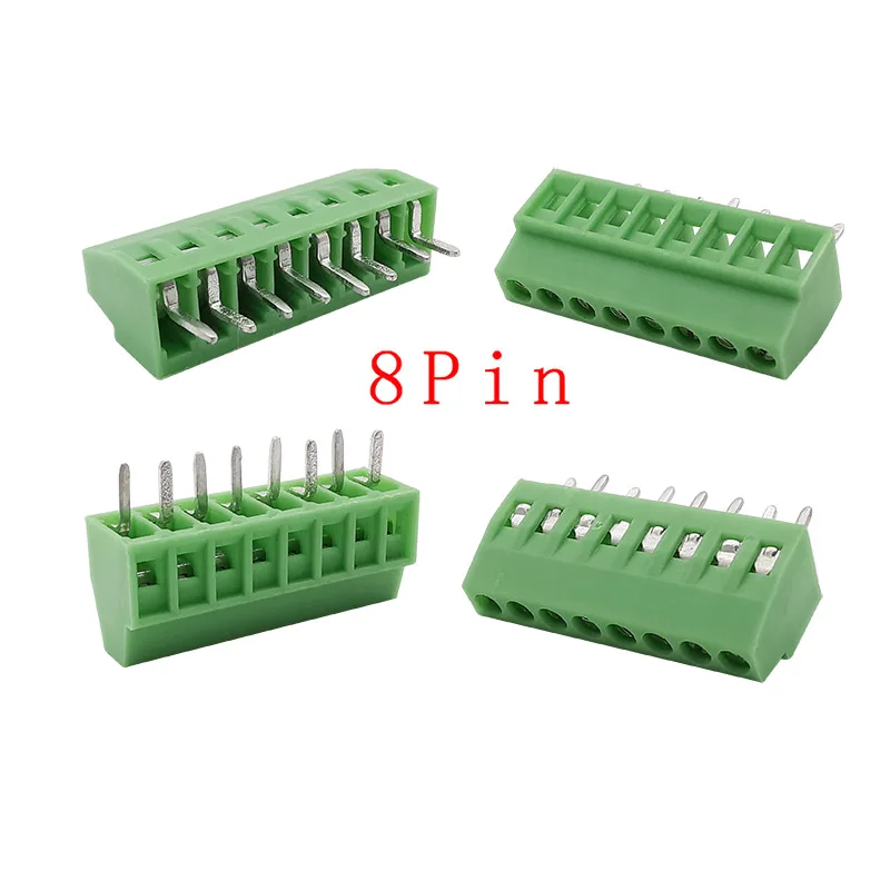 5/10Pcs KF128 2.54mm PCB Screw Terminal Blocks Connector 2.54 2P 3P 4P 5P 6P 7P 8P 9P 10P 12P 16 Pin for 26-18AWG Cable | Обустройство