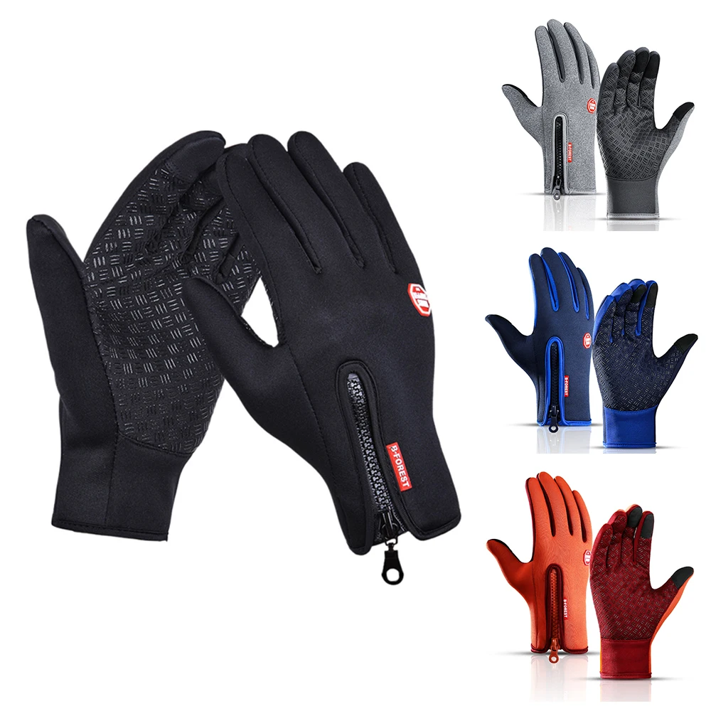 

Outdoor Sport Cycling Man Fishing Gloves Women Fitness Touch Screen Waterproof Ski Army Windproof Non-Slip Fashion Black Gloves