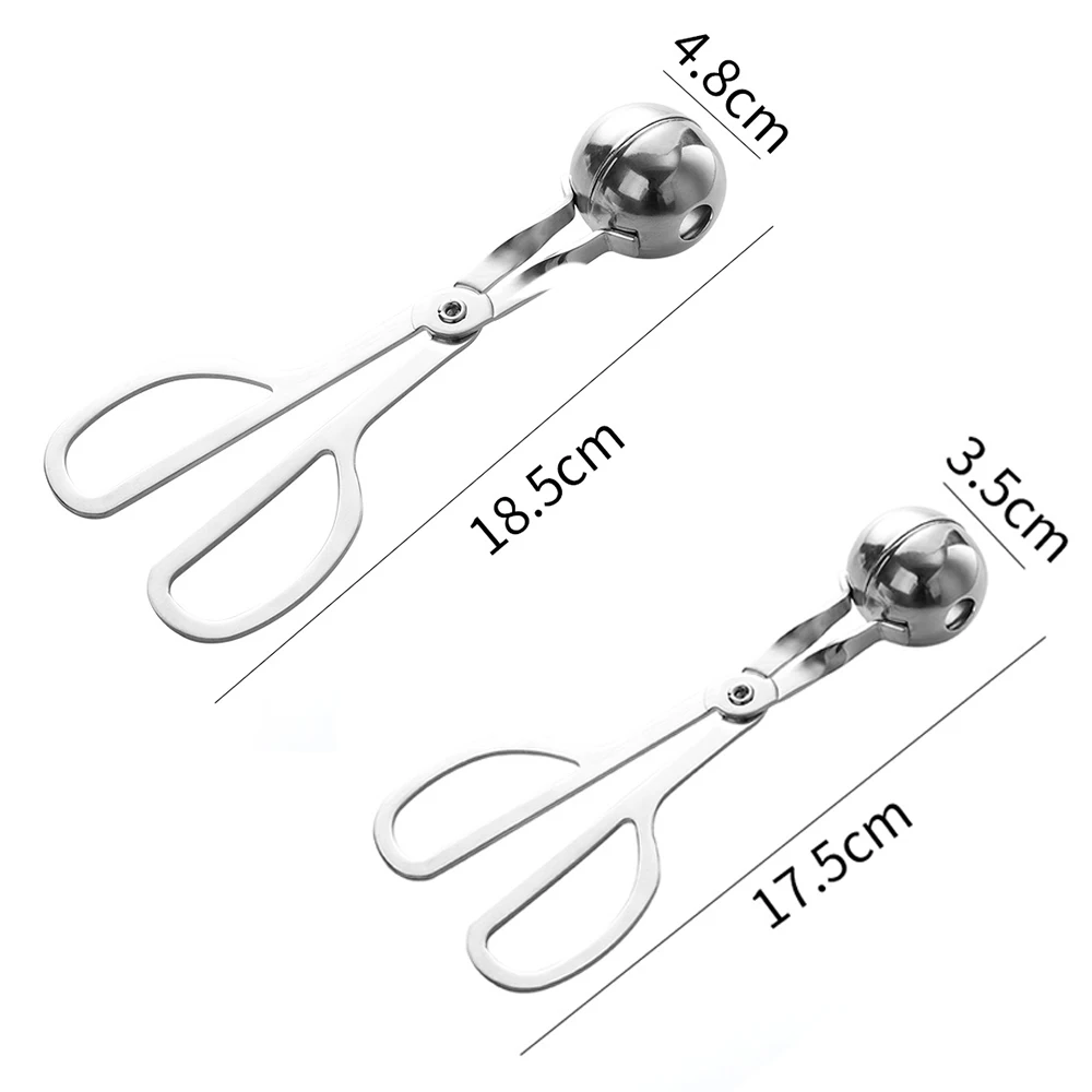 

Multifunction Meatball Maker 304 Stainless Steel Meatball Mold Meat Ice Cream Ball Croquettes Mold Kitchen Meat Tools