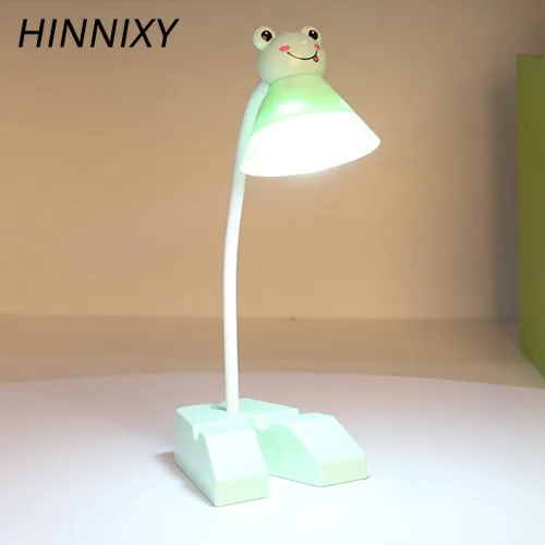 Hinnixy, Мультяшные животные, настольные лампы, светодиодный светильник, приспособление для мобильного телефона, держатель, база, для детей, для спальни, Декор, прикроватные, для кабинета, настольные лампы