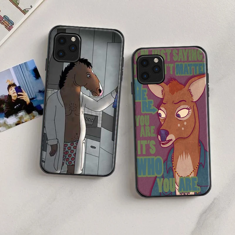 

Funny Cartoon Horse Phone Case For iPhone 6 6S 7 8 Plus 11 12 13 Pro XS MAX Mini X XR SE 2020 Funda Coque Cases Back Cover