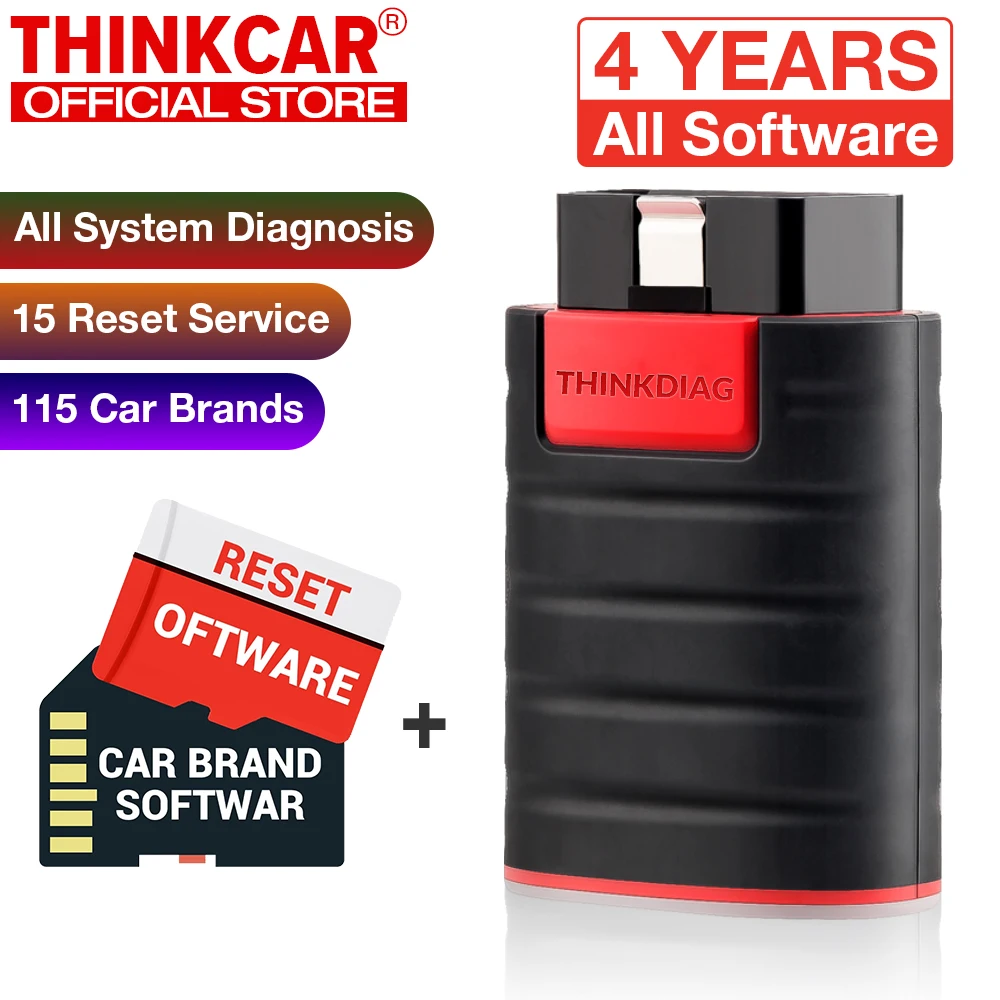 Диагностические инструменты Thinkcar thinkdiag новая версия Obd2 Bluetooth полная система obd2
