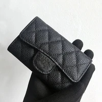 luxury classical women bag brand fashion sheepskin leather business card holder genuine leather credit card holder 2021