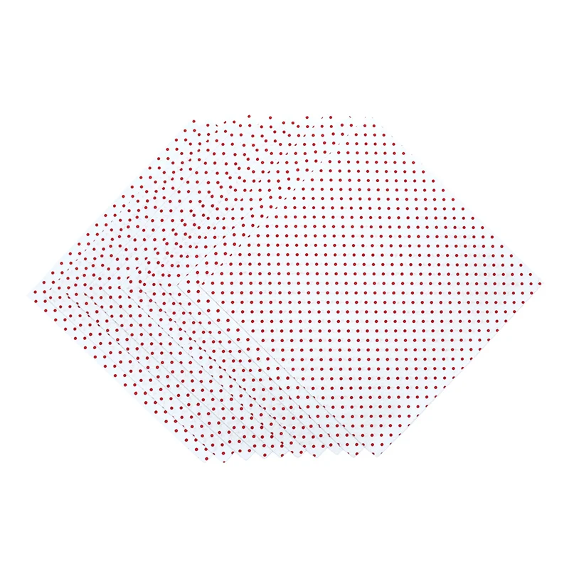 30X30CM с принтом в горошек чистый белый Цвет толщиной 1 мм равнина напечатаны фетр