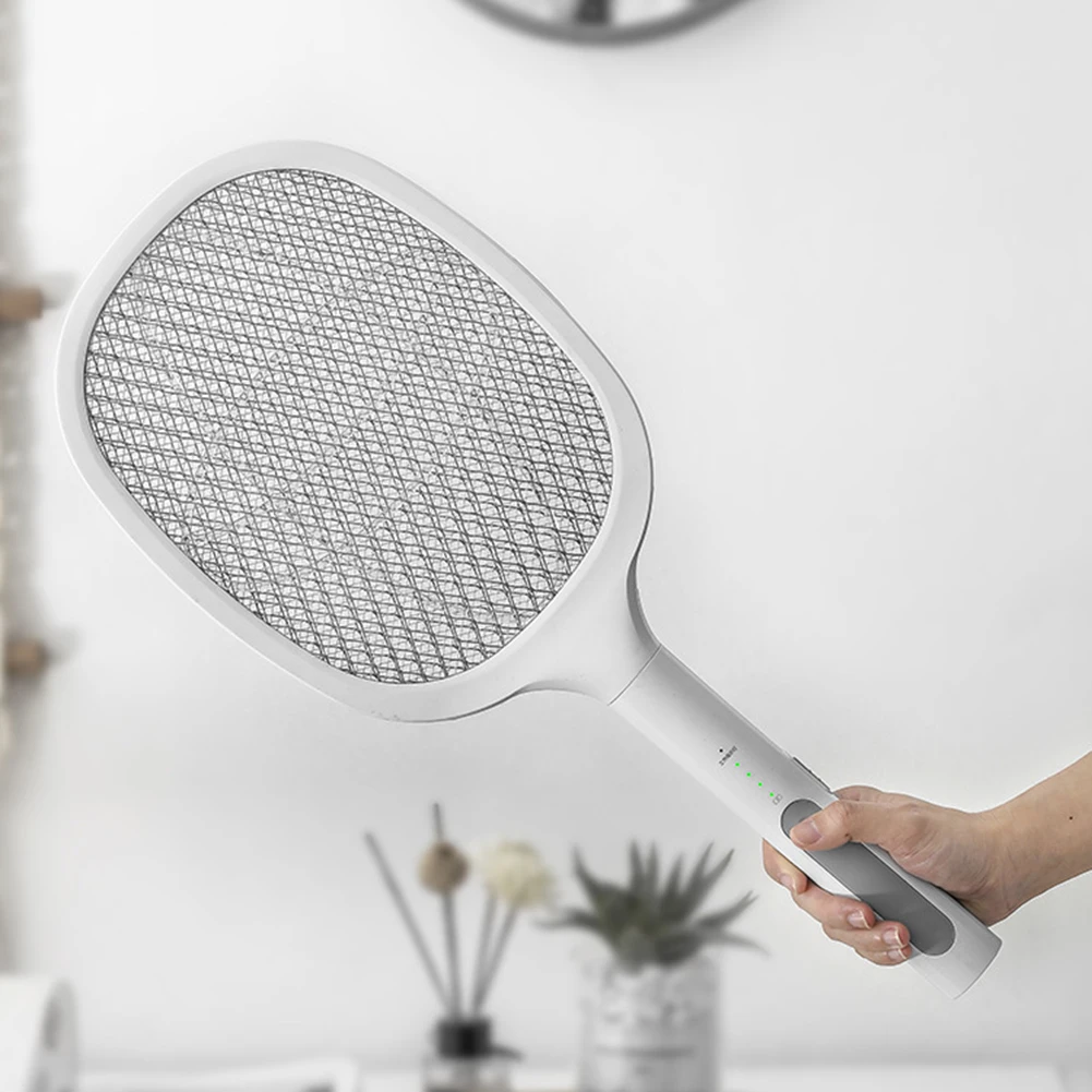 Умная Электрическая мухобойка для насекомых устройство 2 в 1 с USB-зарядкой