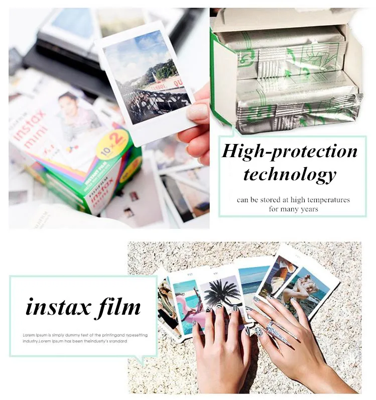 Белая пленка Fujifilm Instax Mini 9 3 дюйма 10 20 30 40 50 60 100 листов для камеры моментальной печати Polaroid FUJI Mini 9 8 7s 70 90