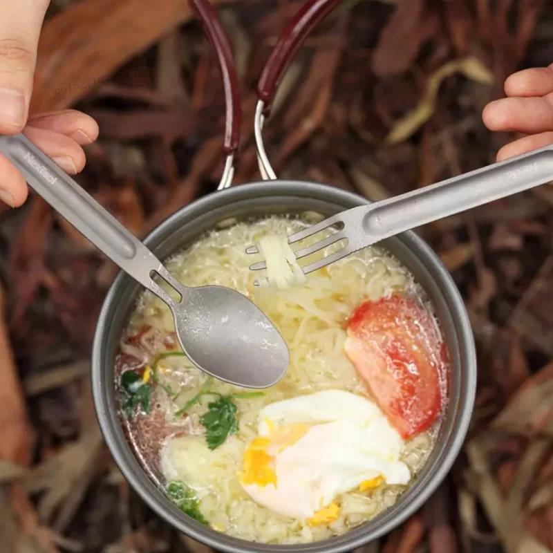 Xiaomi Mijia NexTool Титановая Ложка Spork походная посуда для кемпинга кухонная посуда легкая посуда для кемпинга для пикника