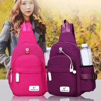 school summer short trip messengers bag women shoulder bags oxford crossbody bags multi pocket sling chest bag