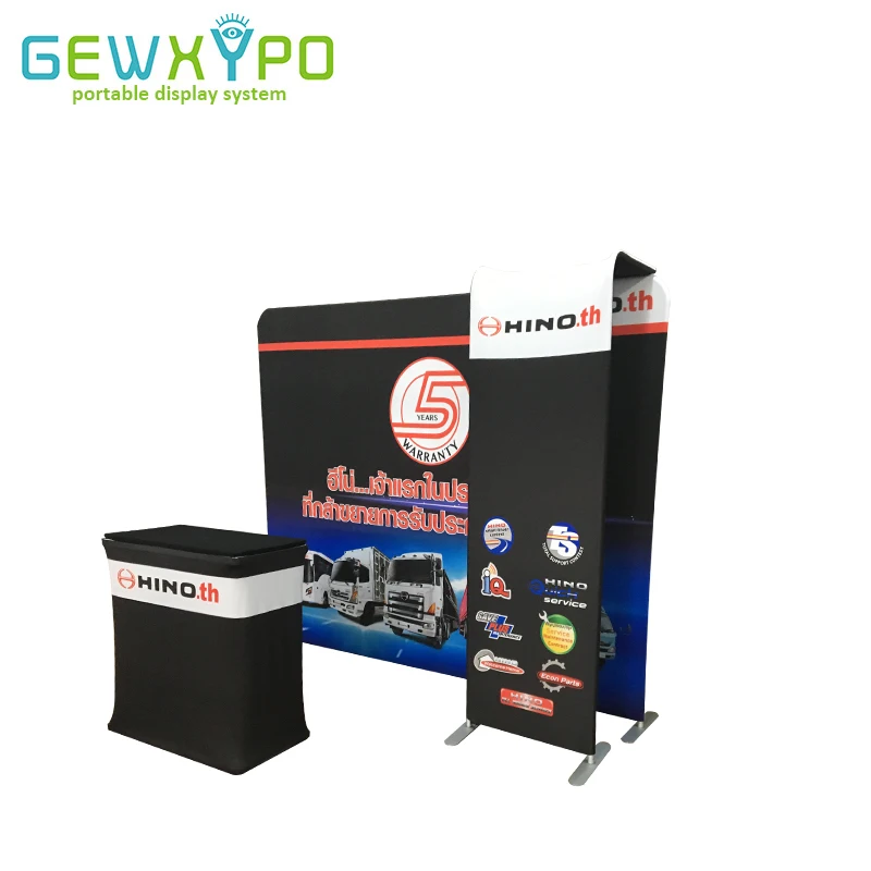 Выставочный стенд Портативная Алюминиевая рамка Натяжная ткань баннер