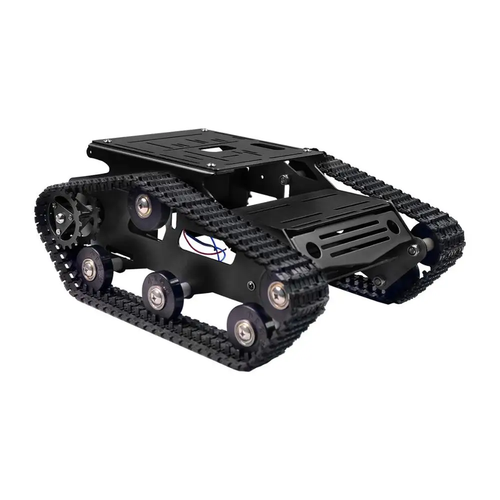 Smart Robot Car Tank Chassis Kit Aluminum Alloy Big Platform with 2WD Motors for Arduino/Raspberry Pi DIY Remote Control Robot