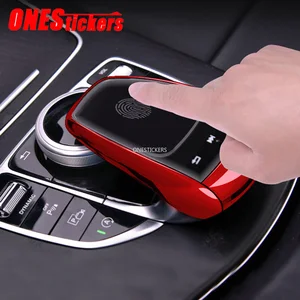 for mercedes benz e c s v g glc gls class w213 w205 x253 car accessories center console media mouse shell screen protector cover free global shipping