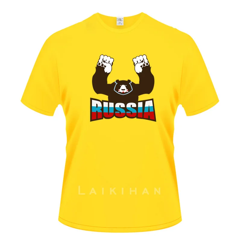 

Harajuku T-shirts Summer Men/Women Hip Hop Gothic Funny Print Russian Bear Tshirt Streetwear t shirt Short Sleeve Tee Top