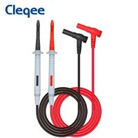 cleqee 1506 multimeter probe test leads kit 4mm banana plug to 1mm sharp needle test wire cable for electrical testing 1000v 10a