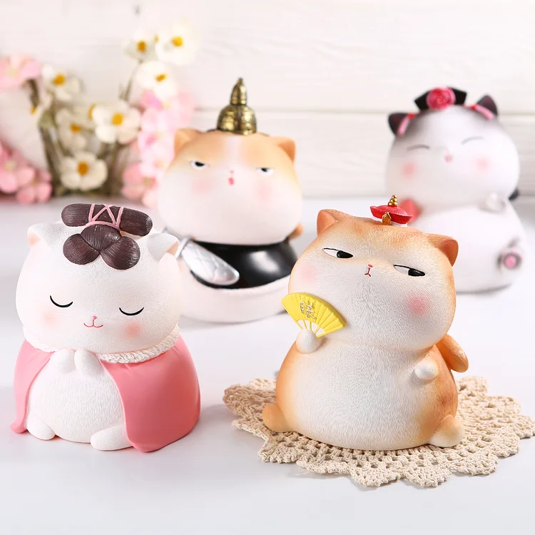 

Cute Creative Piggy Bank Cat Kids Piggy Bank Cartoon Money Saving Box Coin Organizer Tirelire Enfant Room Decoration EF60CX