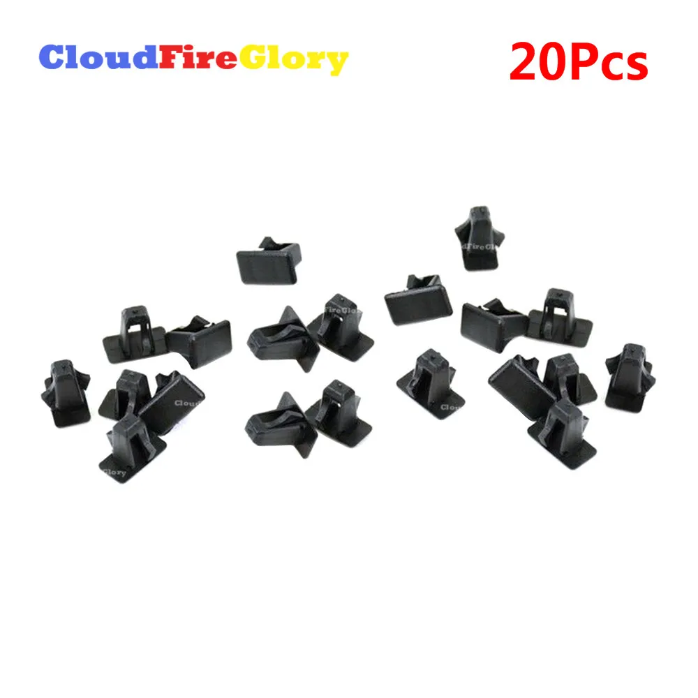 

CloudFireGlory For Jeep Grand Cherokee 1999-On 20Pcs Rocker Panel Clip Plastic Retainer Nylon 5FR56DX9