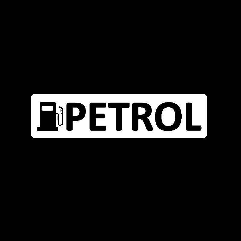 Volkrays Personality Car Sticker Petrol Warning Accessories Reflective Sunscreen Waterproof Vinyl Decal Black/Silver 2cm*12cm | Автомобили