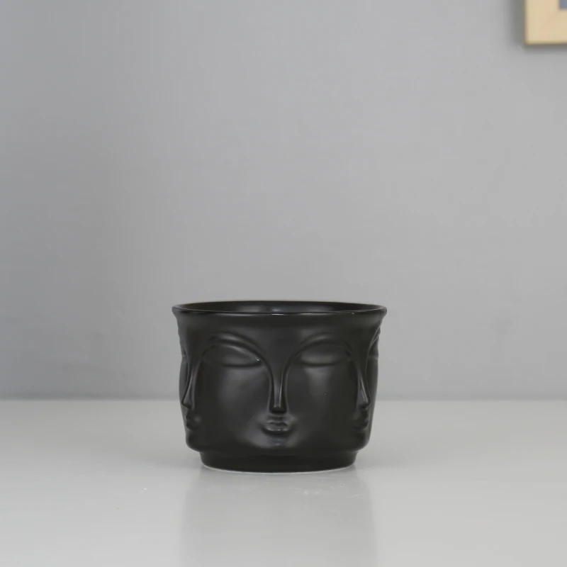 Скандинавский простой многофункциональный керамический горшок для цветов