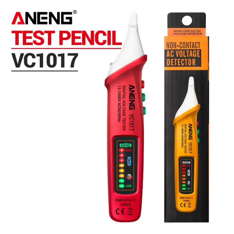 

Детектор напряжения, 12-1000 В переменного тока, светодиодный цифровой дисплей