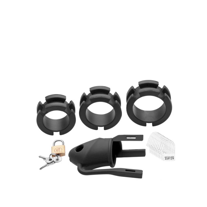 Big size Silicone cock cage Chastity Belt Male device Cage Sex Toys Drop shipping | Красота и здоровье