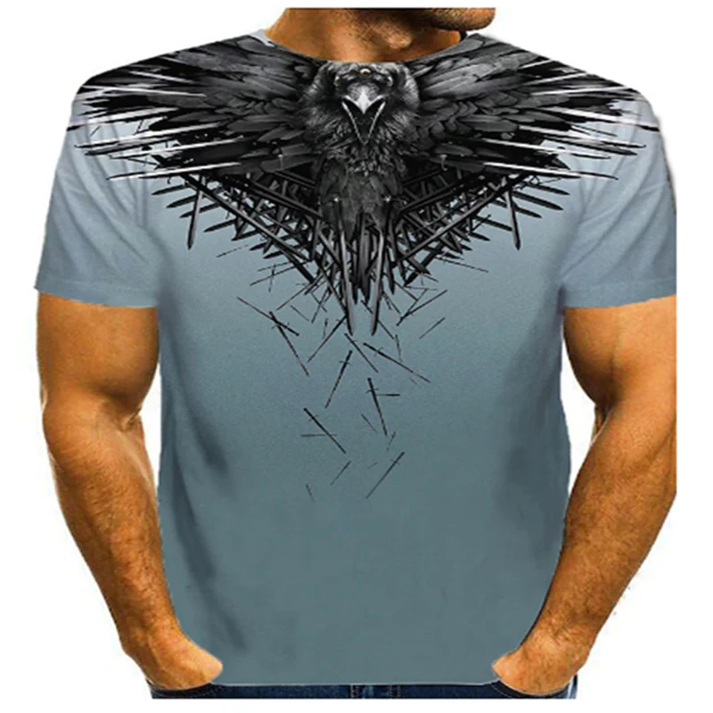 

Летняя Популярная 3D футболка геометрической формы, креативная Мужская футболка с персонажем, Повседневная Спортивная футболка, забавная ф...