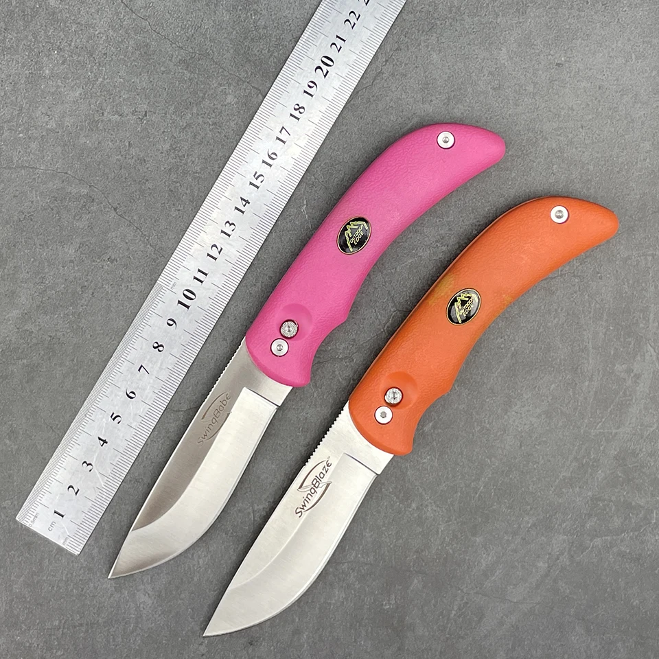 Поворотный охотничий нож со сменным складным лезвием и двумя лезвиями - купить по