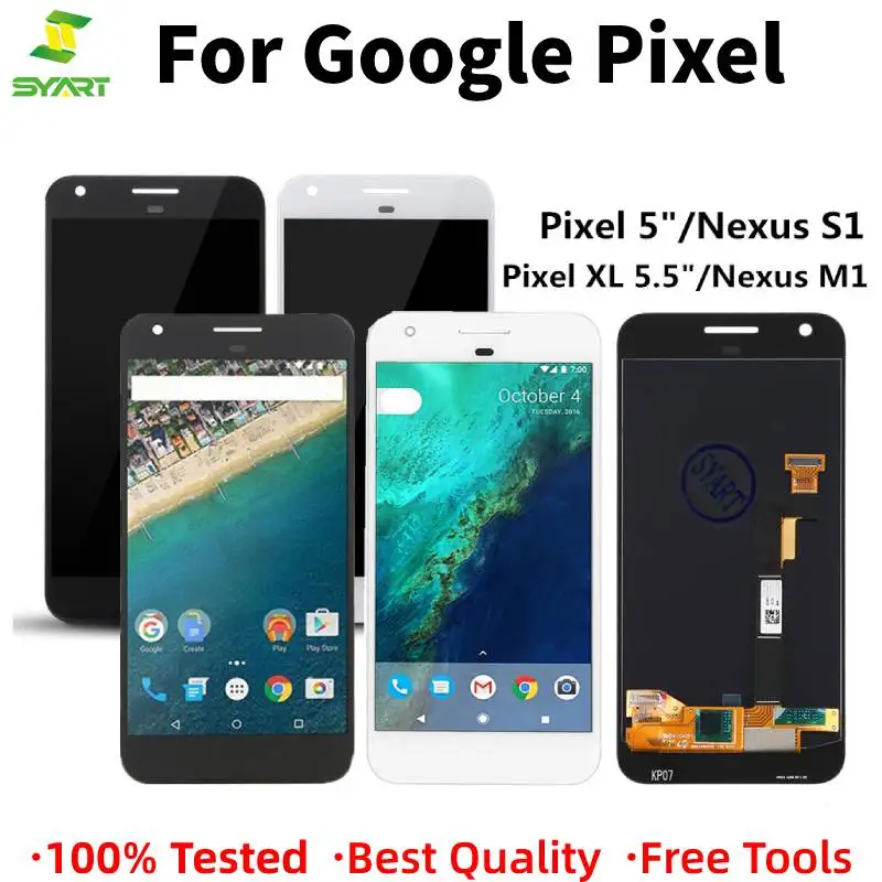 Для Google Pixel Nexus S1 5 0 &quotGoogle XL M1 5&quot ЖК дисплей с сенсорным экраном и дигитайзером в