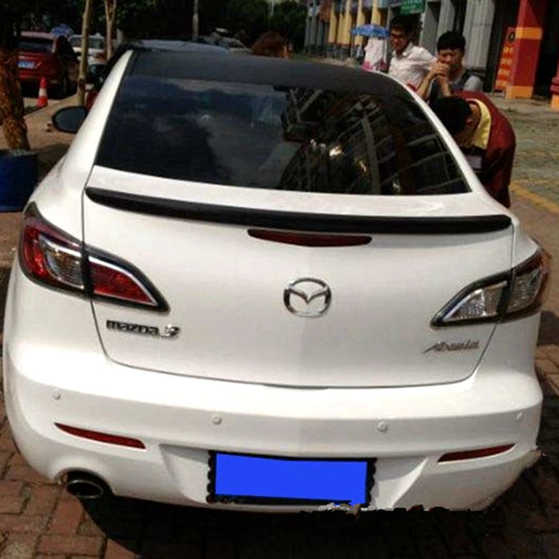 Для Mazda 3 спойлер 2010-2013 Высокое качество абс материал задний праймер цветной для |