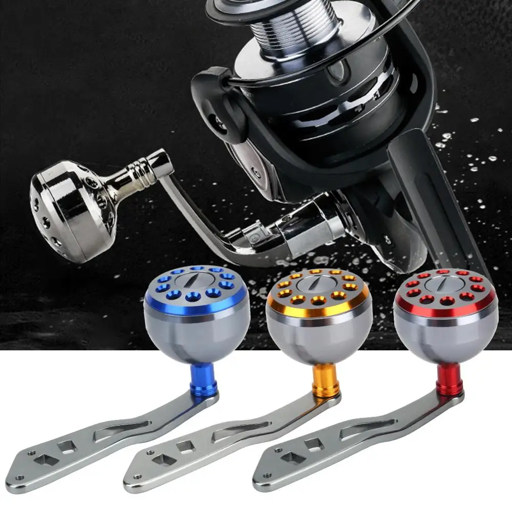 Рыболовная катушка с металлической ручкой прочная одной для заброса приманки