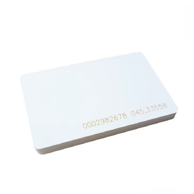 100PCS ID Card Smart Chip for Attendance Badge 125Khz RFID Read-Only Authorization Key Fob TK/EM4100 Access Control Blank | Безопасность