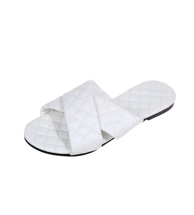 

2021 Women Sandals Retro Buckle-Strap Summer Shoes Woman Flat Bottom Roman Slippers Ladies Sandals PU Sandalia Feminina 35-43