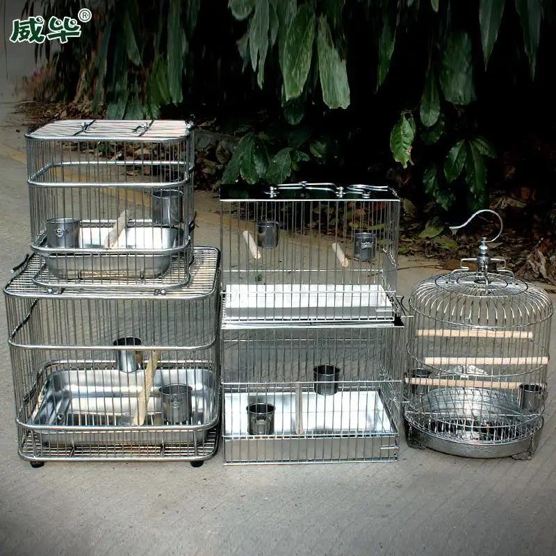 Клетка для ванны из нержавеющей стали большая клетка попугая myna молочница с