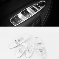 abs plastic for nissan patrol armada y62 2017 2018 accessories car door and window glass lifting switch cover trim car styling