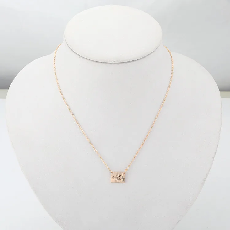 Новинка 2019 модное ожерелье красная нишевая цепочка до ключиц Женское Ожерелье