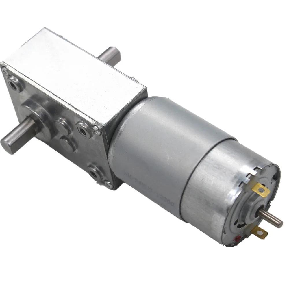 Изношенный двухвальный электродвигатель постоянного тока 15 мм 12 В 24 редуктор