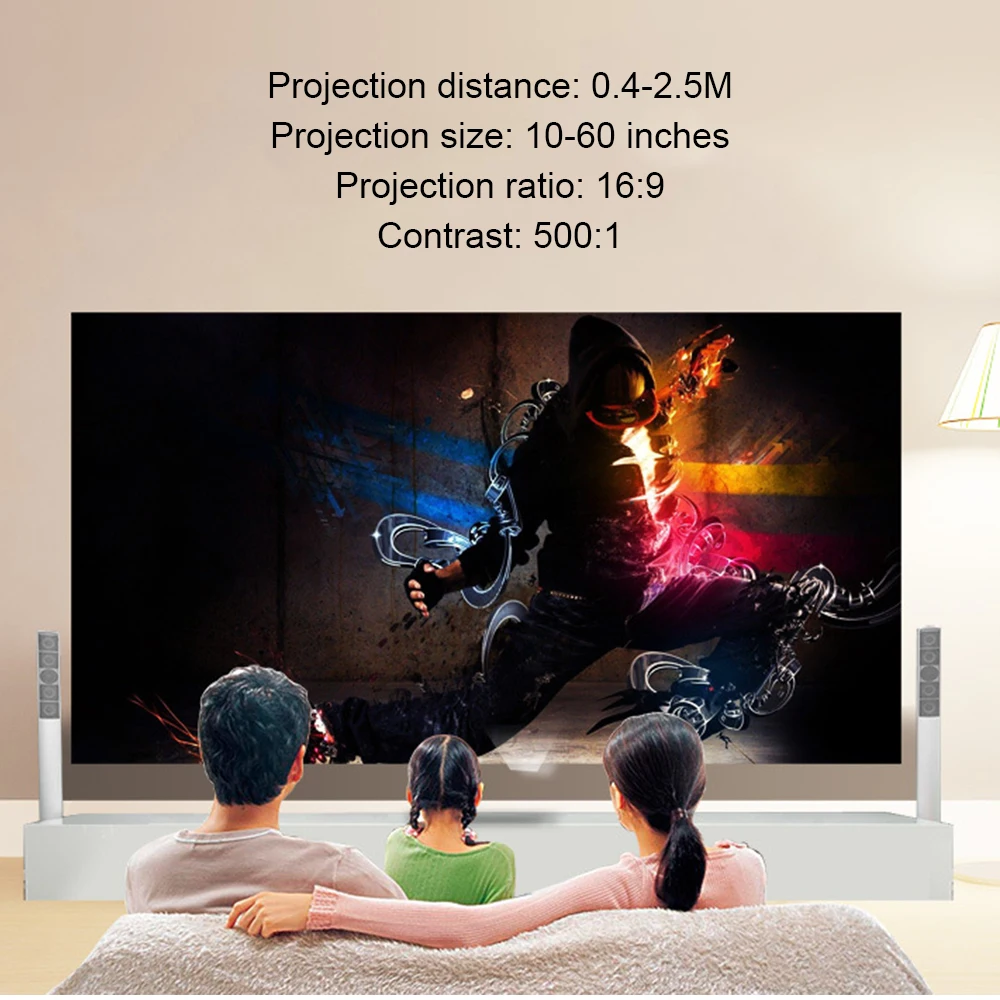 UNIC UC28CB 1080P Портативный светодиодный проектор для кинотеатра мини-проектор USB/SD/AV вход мини-проектор для развлечений