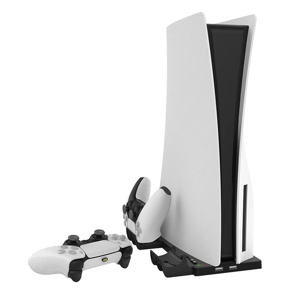 electronic machine accessories dual controller charger power stand for sony playstation 5ps5 digital version free global shipping