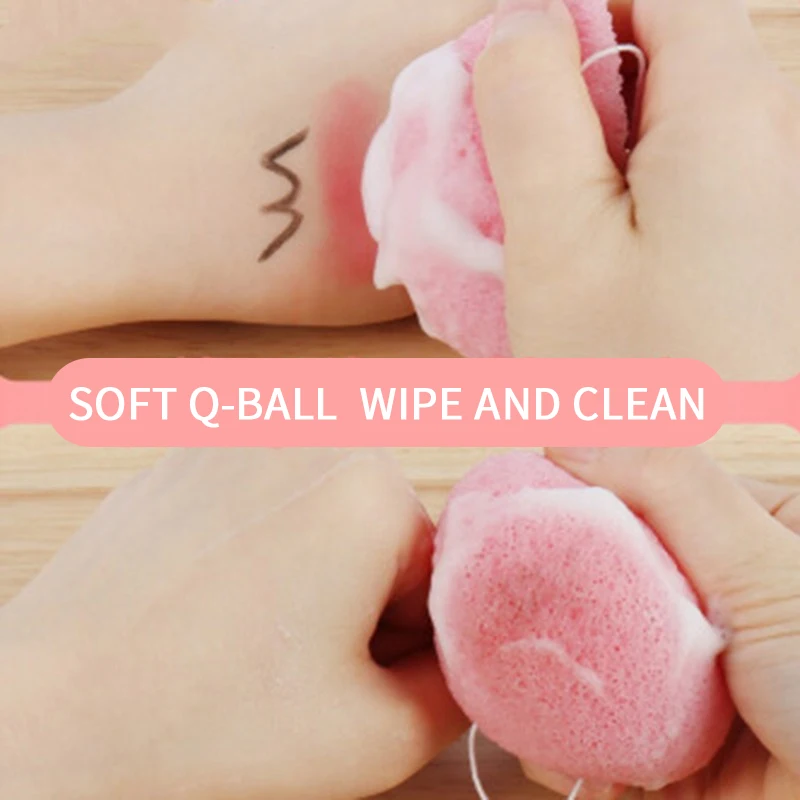 Натуральный конжаковый очиститель для умывания лица Отшелушивающий буфами на