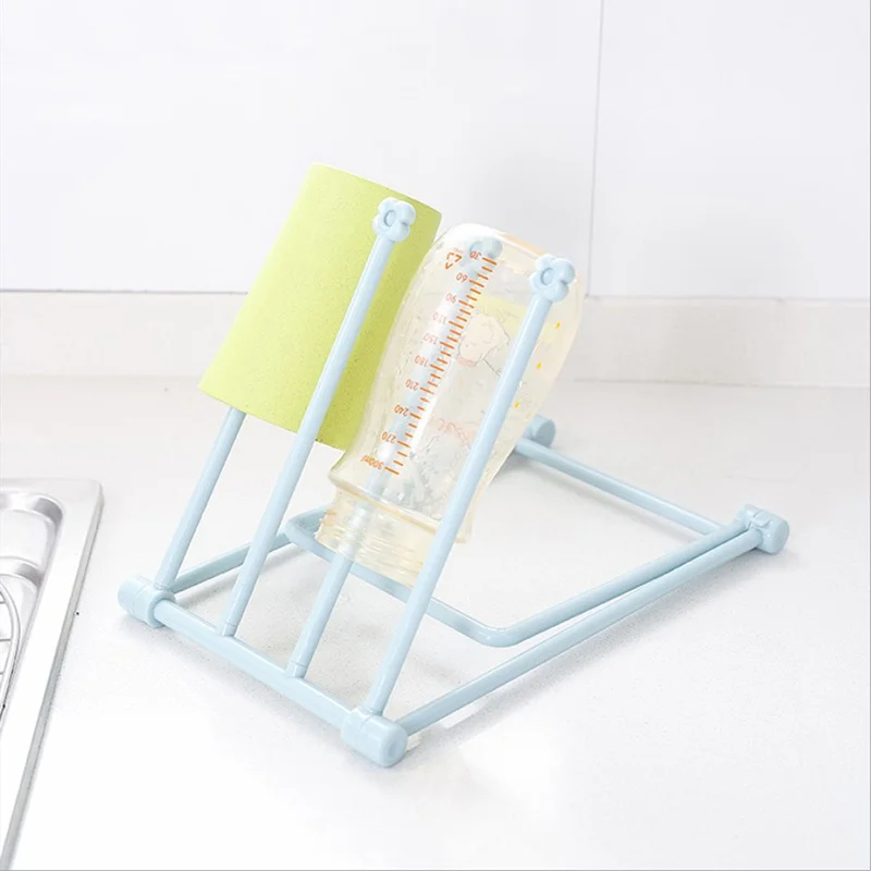 Folding Cloth Storage Rack Bottle Drying Countertop Dishcloth Cleaning Dryer Drainer Shelf Cup Hanging Holder 2020 | Дом и сад