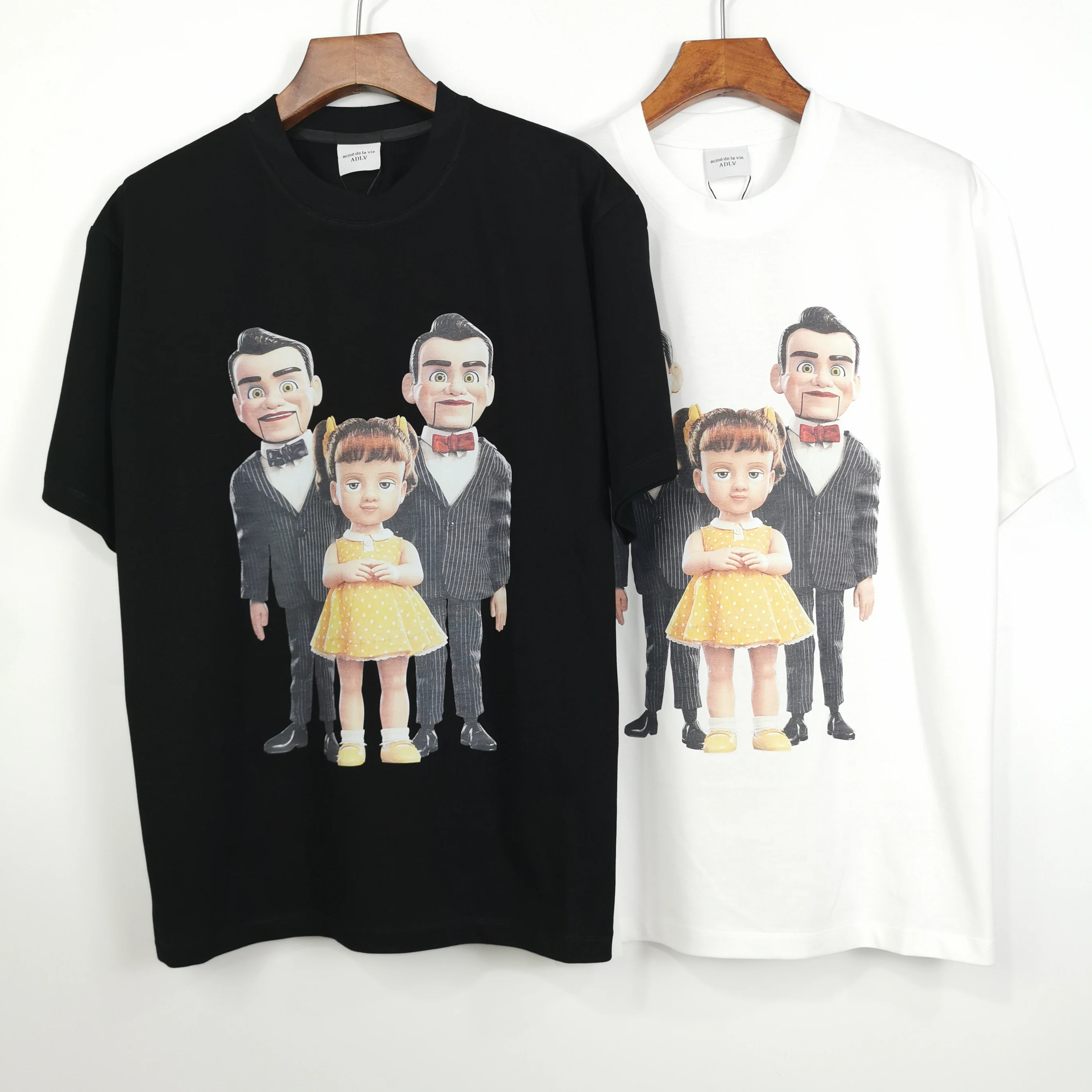 

Korean Cartoon T-shirt Find The Rivals 3D Simple Print Summer Streetwear Acme De La Vie Cotton Oversized Alt Top Tee