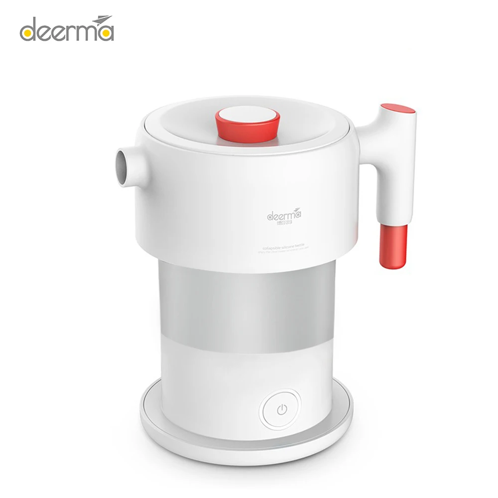 Deerma 0.6L складной электрический чайник для воды умный колба горшок Автоматическое
