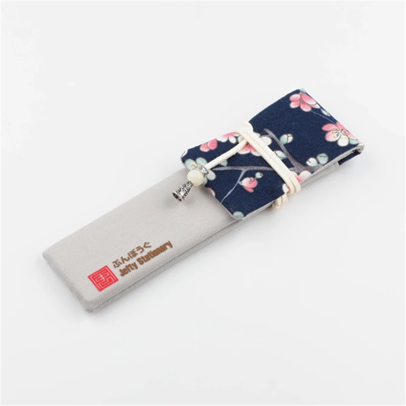 1 шт. креативный чехол-карандаш в японском стиле с принтом цветов сливы