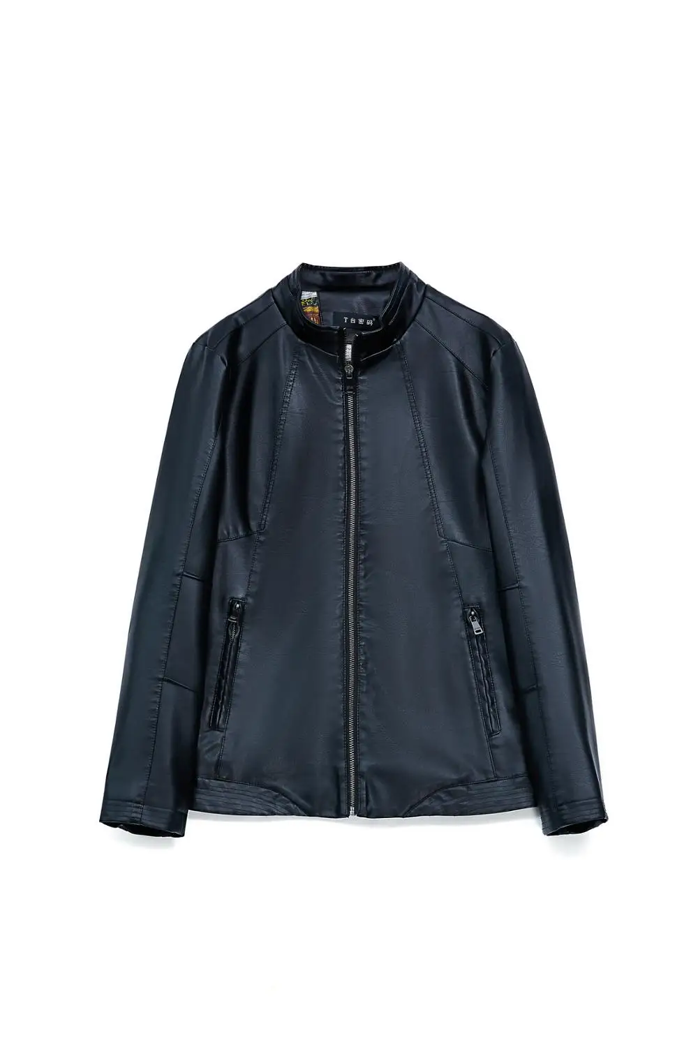 

Fall 2020 Warm coat parka Men Leather Jacket Mens Leather Motorcycle Standing Collar Motorcycle Style Men's Leather Jackets