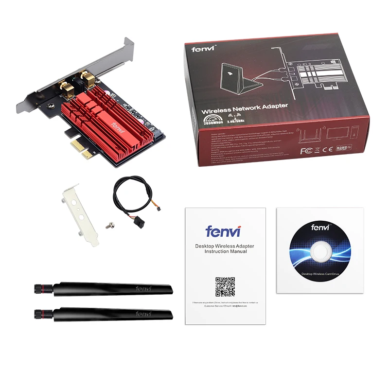 Двухдиапазонный беспроводной AC Настольный PCI-E Intel 9260AC 8260AC 802.11ac 2,4 г/5 ГГц WiFi Bluetooth PCI Express беспроводной WiFi адаптер