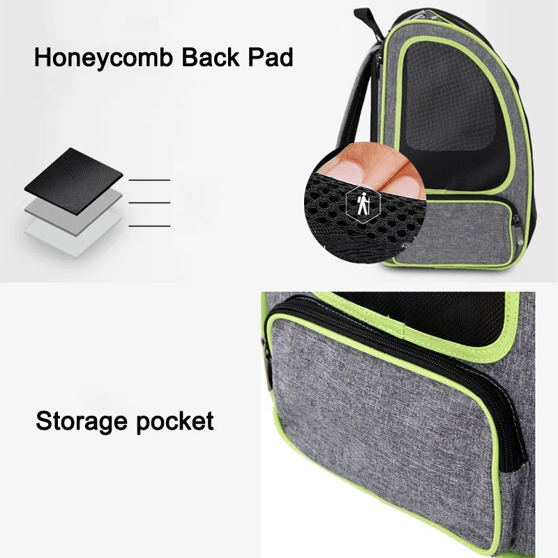 Рюкзак для переноски домашних животных маленьких собак кошек дышащая сетчатая