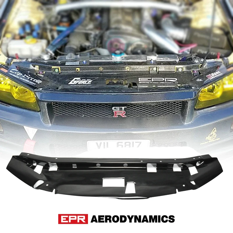 

Car-styling FRP Fiber Glass Garage Defend Style Cooling Slam Panel Fit For Nissan Skyline R34 GTR