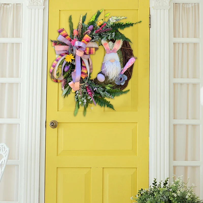 

Easter Bunny Garland Decoration Pendant Easter Decoration Craft Supplies For Home Office F2