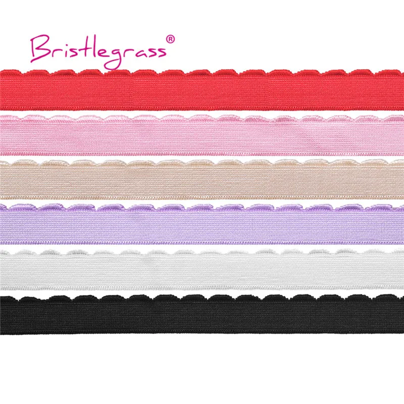 Блестящий нейлоновый плюшевые эластичные для бюстгальтера и нижнего белья 5