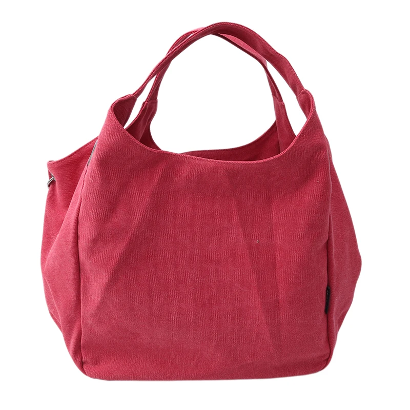 

2020 New Canvas Women Bag Fashion Simple Solid Handbag Large Capacity Shoulder Bags top-handle Bags