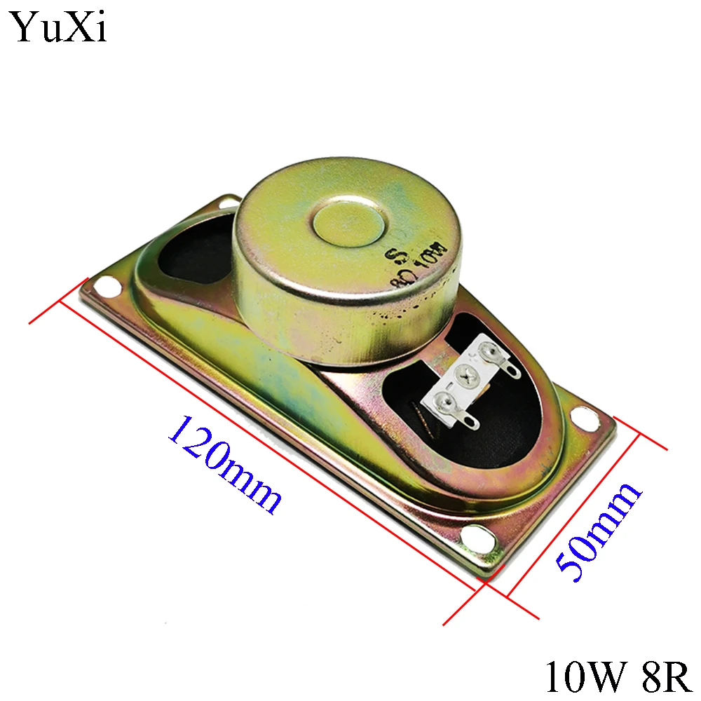 

YuXi LCD монитор/ТВ динамик гудок 10 Вт 8R 50120 громкий динамик 8 Ом 10 Вт 8R 10 Вт 50*120 мм/12050